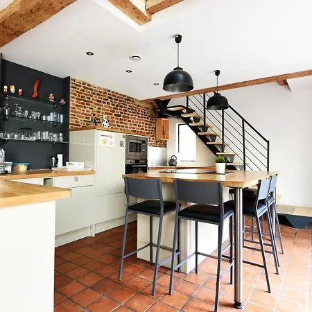 Maison Vieux 3 Parking Prive 24h24h Acces * Lille